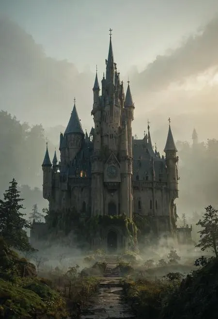 Fantasy landscape sample showing scene versatility of the Pony Realism line